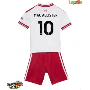 Liverpool Alexis Mac Allister #10 Vieraspaita Lapsille 2026-27 Lyhythihainen (+ shortsit)